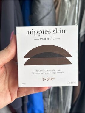 Nippies Adhesive Nipple Covers - Espresso Brown size A-C cups
